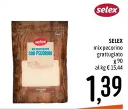 Emisfero SELEX mix pecorino grattugiato offerta