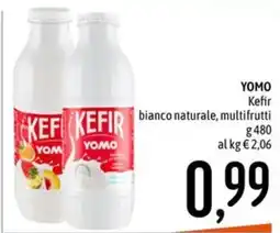 Emisfero Kefir bianco naturale, multifrutti YOMO offerta
