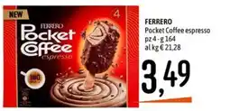 Emisfero FERRERO Pocket Coffee espresso offerta