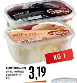Emisfero Cuore di Mamma gelato vaschetta offerta