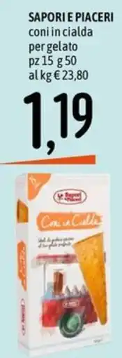 Emisfero Sapori e Piaceri Coni in Cialda offerta