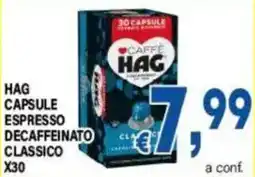 DEM HAG CAPSULE ESPRESSO DECAFFEINATO CLASSICO offerta