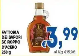 DEM FATTORIA DEI SAPORI SCIROPPO D'ACERO offerta