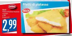 Emisfero SELEX Filetti di Platessa Impanati offerta