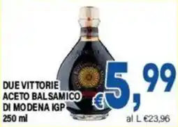 DEM DUE VITTORIE ACETO BALSAMICO DI MODENA IGP offerta