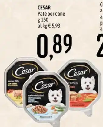 Emisfero CESAR Patè per cane offerta