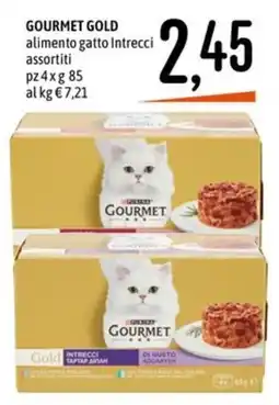 Emisfero GOURMET GOLD alimento gatto Intrecci offerta