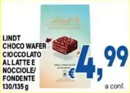 DEM LINDT CHOCO WAFER offerta
