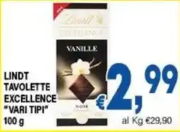 DEM LINDT TAVOLETTE EXCELLENCE offerta