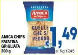 DEM AMICA CHIPS PATATINA GRIGLIATA offerta