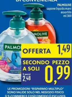 Emisfero Palmolive sapone liquido mani assortito offerta