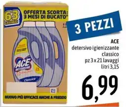 Emisfero ACE detergente igienizzante classico offerta
