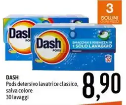 Emisfero Dash Pods detergente lavatrice classico offerta