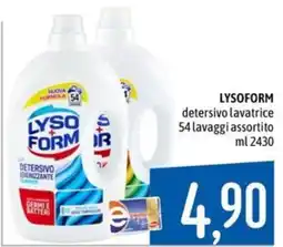 Emisfero LYSOFORM detersivo lavatrice offerta