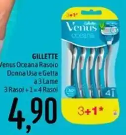 Emisfero GILLETTE Venus Oceana Rasoi Donna Usa e Getta a 3 Lame offerta