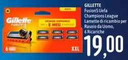 Emisfero Gillette Fusion5 UEFA Champions League Lamette di ricambio per Rasoio da Uomo offerta