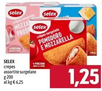 Emisfero SELEX crepes assortite surgelate offerta