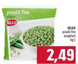 Emisfero SELEX piselli fini surgelati offerta