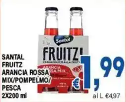 DEM Santal Fruitzi Arancia Rossa Mix/Pompelmo/Pesca offerta
