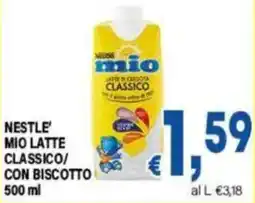 DEM Nestle' Mio Latte Classico/Con Biscotto offerta