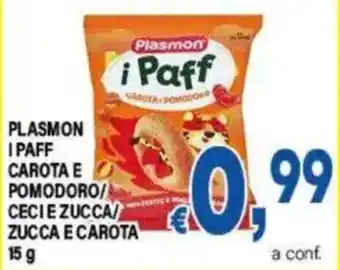 DEM Plasmon i Paff Carota e Pomodoro offerta