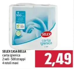 Emisfero SELEX CASA BELLA carta igienica offerta