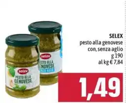 Emisfero SELEX pesto alla genovese senza aglio offerta