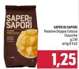 Emisfero SAPER DI SAPORI Patatine Doppia Cottura Classiche offerta