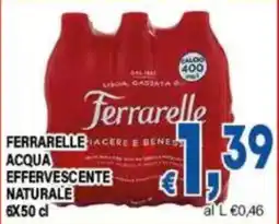 DEM Ferrarelle Acqua Effervescente Naturale offerta