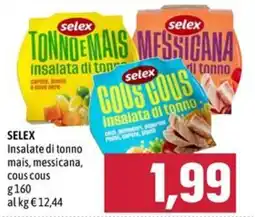 Emisfero SELEX Insalate di tonno offerta