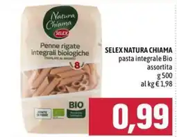 Emisfero SELEX Natura Chiama pasta integrale Bio offerta