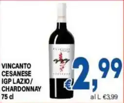 DEM VINCANTO CESANESE IGP LAZIO/ CHARDONNAY offerta