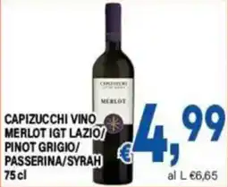 DEM CAPIZUCCHI VINO MERLOT offerta