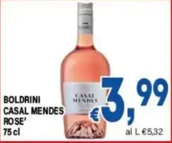 DEM BOLDRINI CASAL MENDES ROSE' offerta