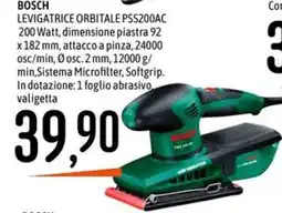 Emisfero BOSCH LEVIGATRICE ORBITALE PSS200AC offerta