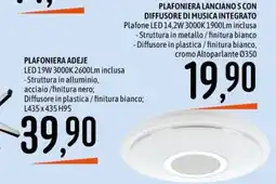 Emisfero PLAFONIERA ADEJE offerta