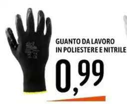 Emisfero GUANTO DA LAVORO IN POLIESTERE E NITRILE offerta