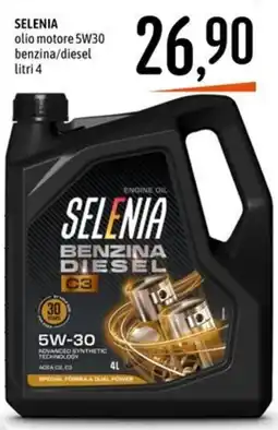Emisfero SELENIA olio motore 5W30 offerta