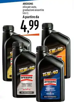 Emisfero AREXONS olio per auto offerta