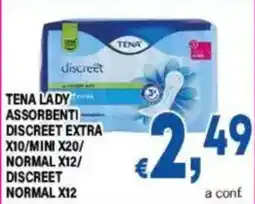 DEM TENA LADY ASSORBENTI DISCREET EXTRA offerta