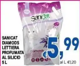 DEM SANICAT DIAMONDS LETTIERA PROFUMATA AL SILICIO offerta