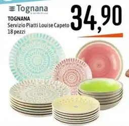 Emisfero TOGNANA Servizio Piatti Louise Capeto offerta