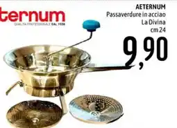Emisfero AETERNUM Passaverdure in acciaio La Divina offerta