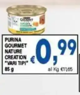 DEM Purina Gourmet Nature Creation Vari Tipi offerta