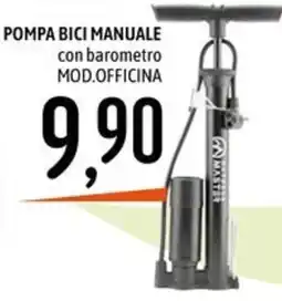Emisfero POMPA BICI MANUALE con barometro MOD.OFFICINA offerta
