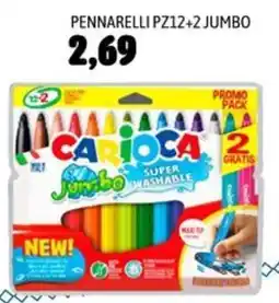 Emisfero Pennarelli PZ12+2 Jumbo offerta
