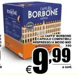 DEM Caffè Borbone Capsule Compatibili Nespresso/A Modo Mio offerta