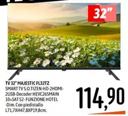 Emisfero TV 32" MAJESTIC FL32TZ offerta