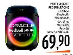 Emisfero PARTY SPEAKER REDBULL RACING offerta