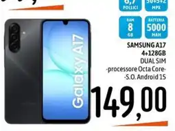 Emisfero SAMSUNG A17 offerta